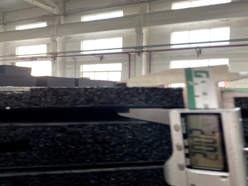 osmotic blistering on rubber mats